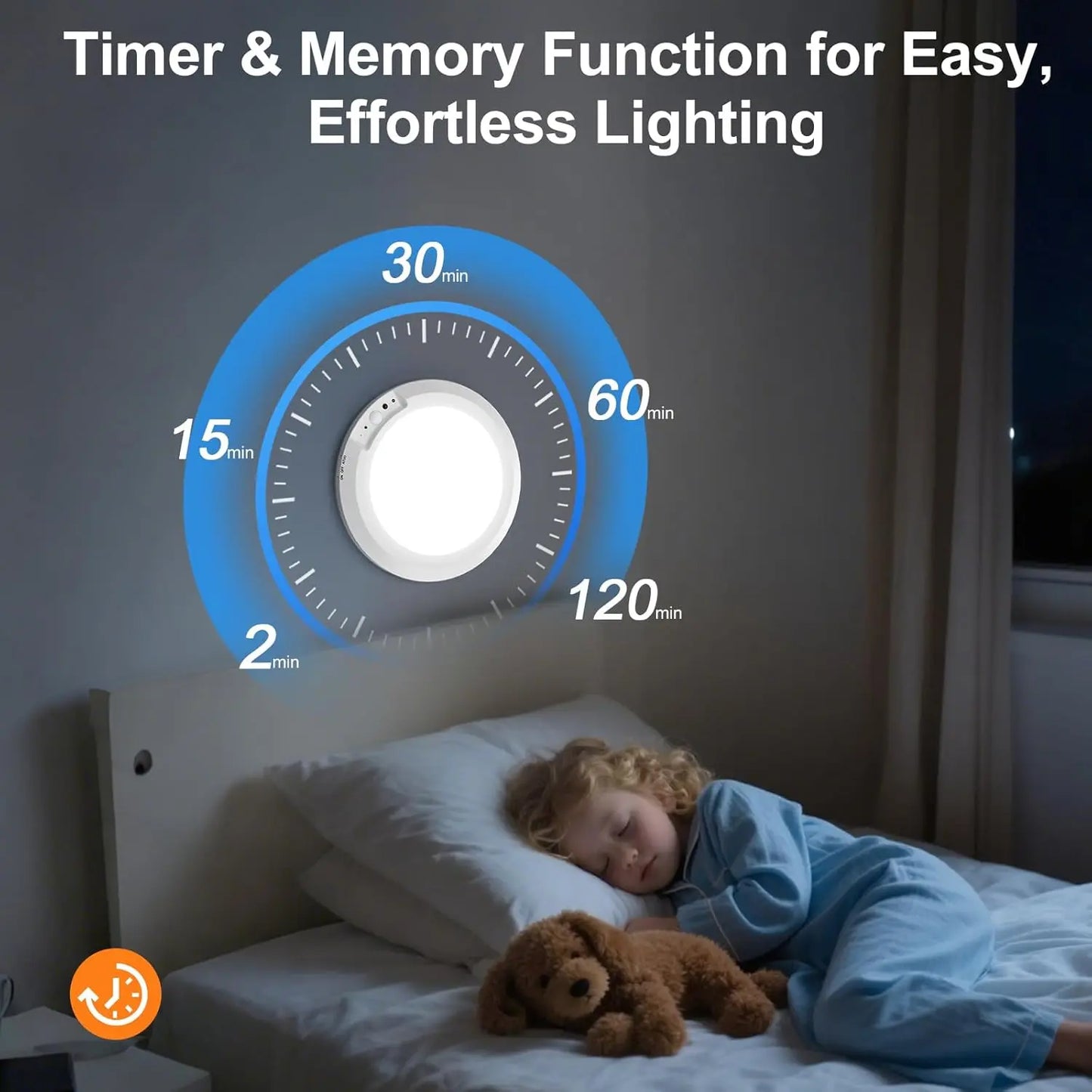 Rechargeable Wireless Motion Sensor Ceiling Light with Remote Control - Magnetic Battery-Powered Fixture for Closets, Showers, Stairs, Sheds, Hallways, Porches, and Patios